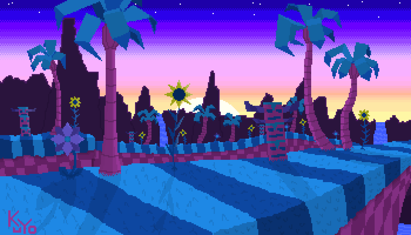 Green Hill Zone Background