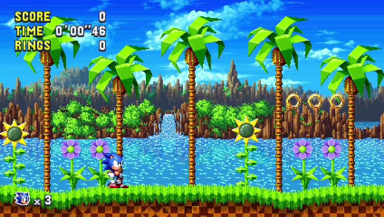 Green Hill Zone Background