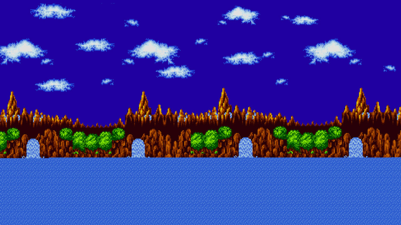 Green Hill Zone Background