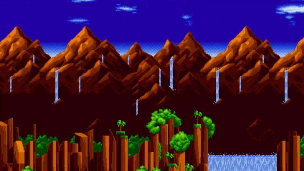 Green Hill Zone Background