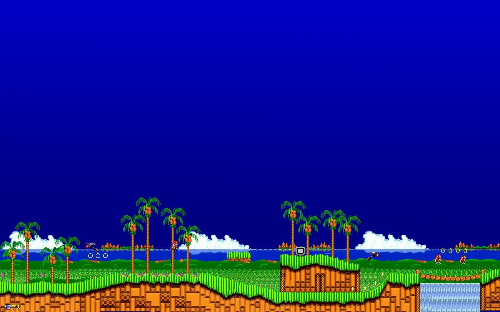 Green Hill Zone Background