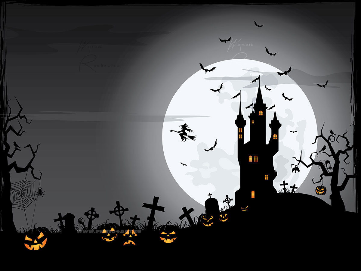 Halloween Cartoon Background