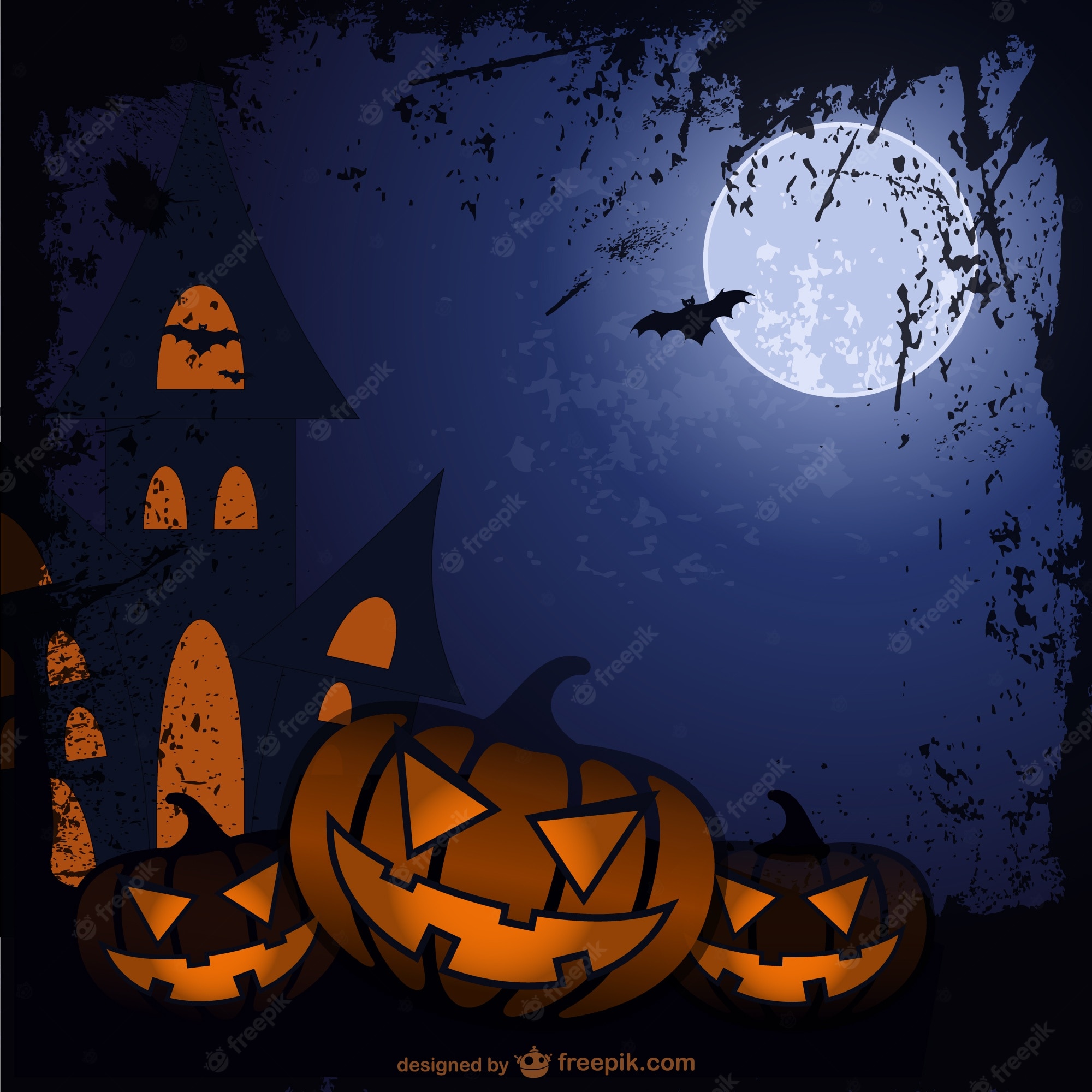 Halloween Cartoon Background