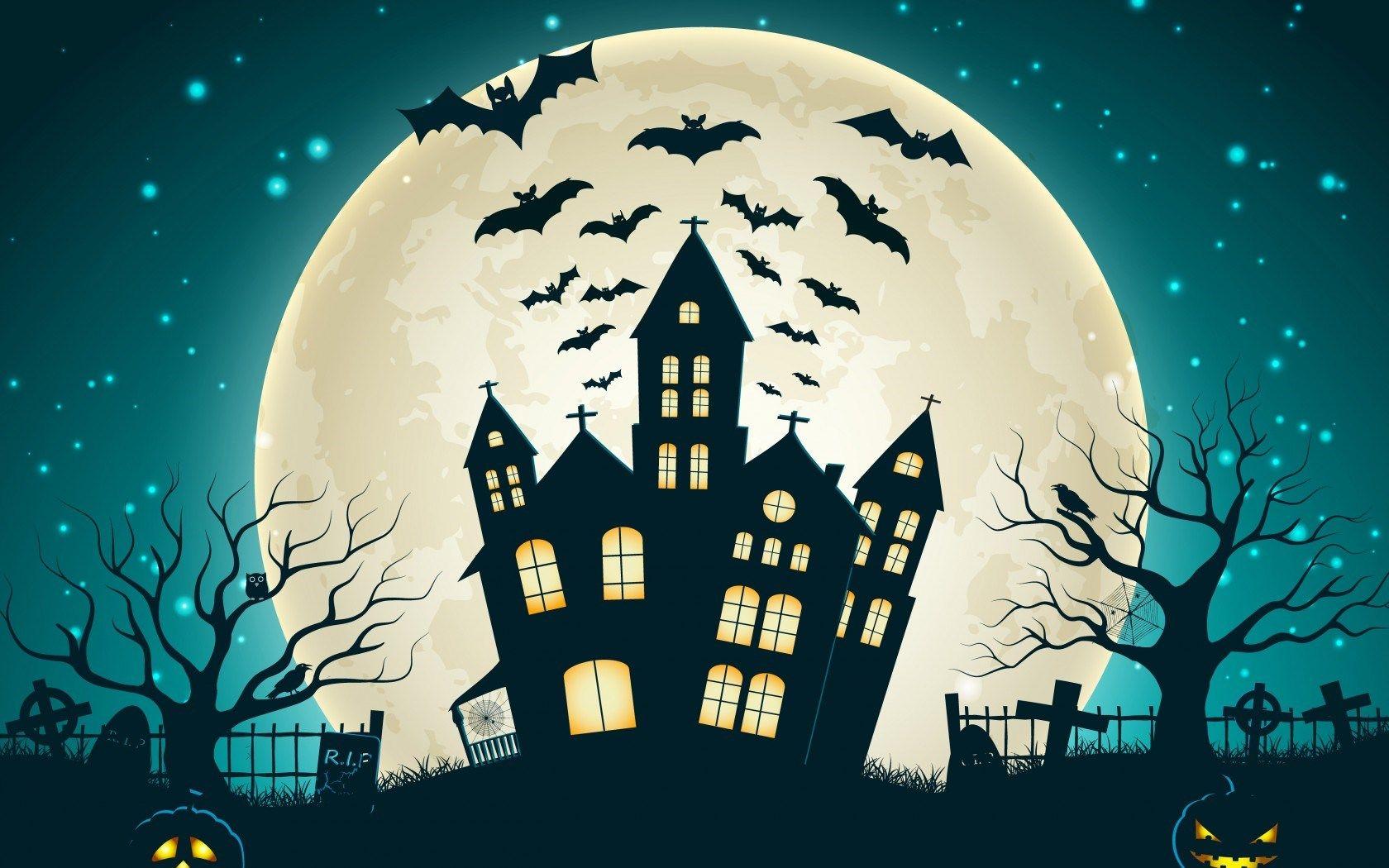 Halloween Cartoon Background