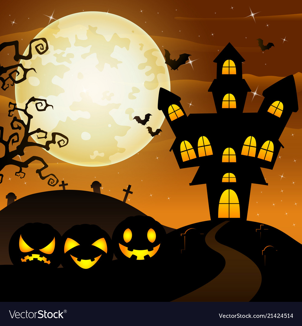 Halloween Cartoon Background