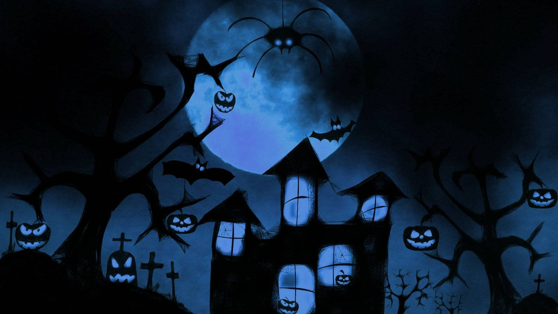 Halloween Cartoon Background