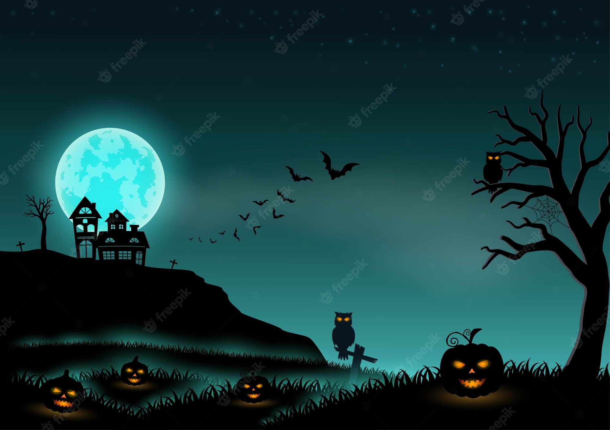 Halloween Night Background