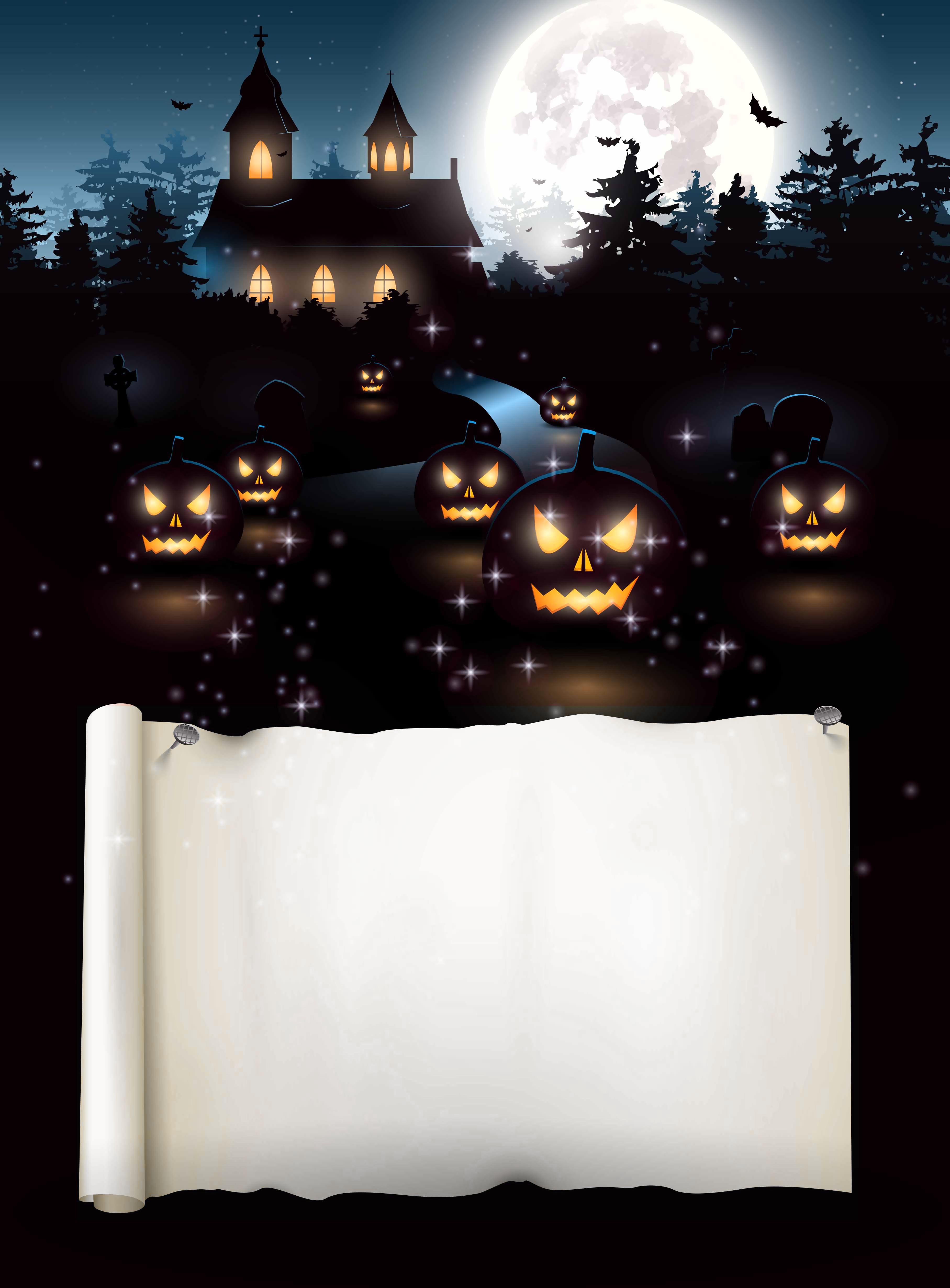 Halloween Night Background