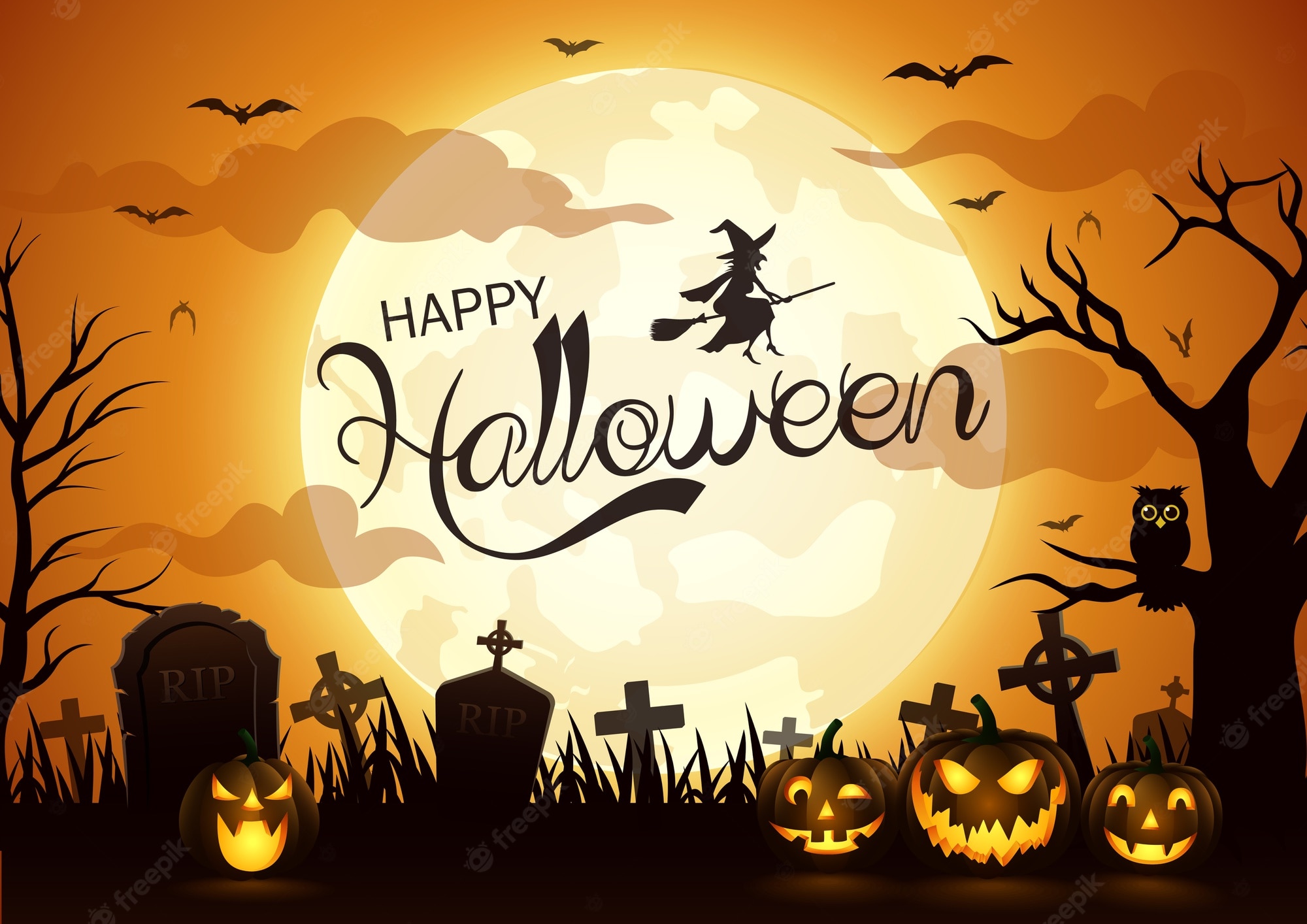 Halloween Night Background