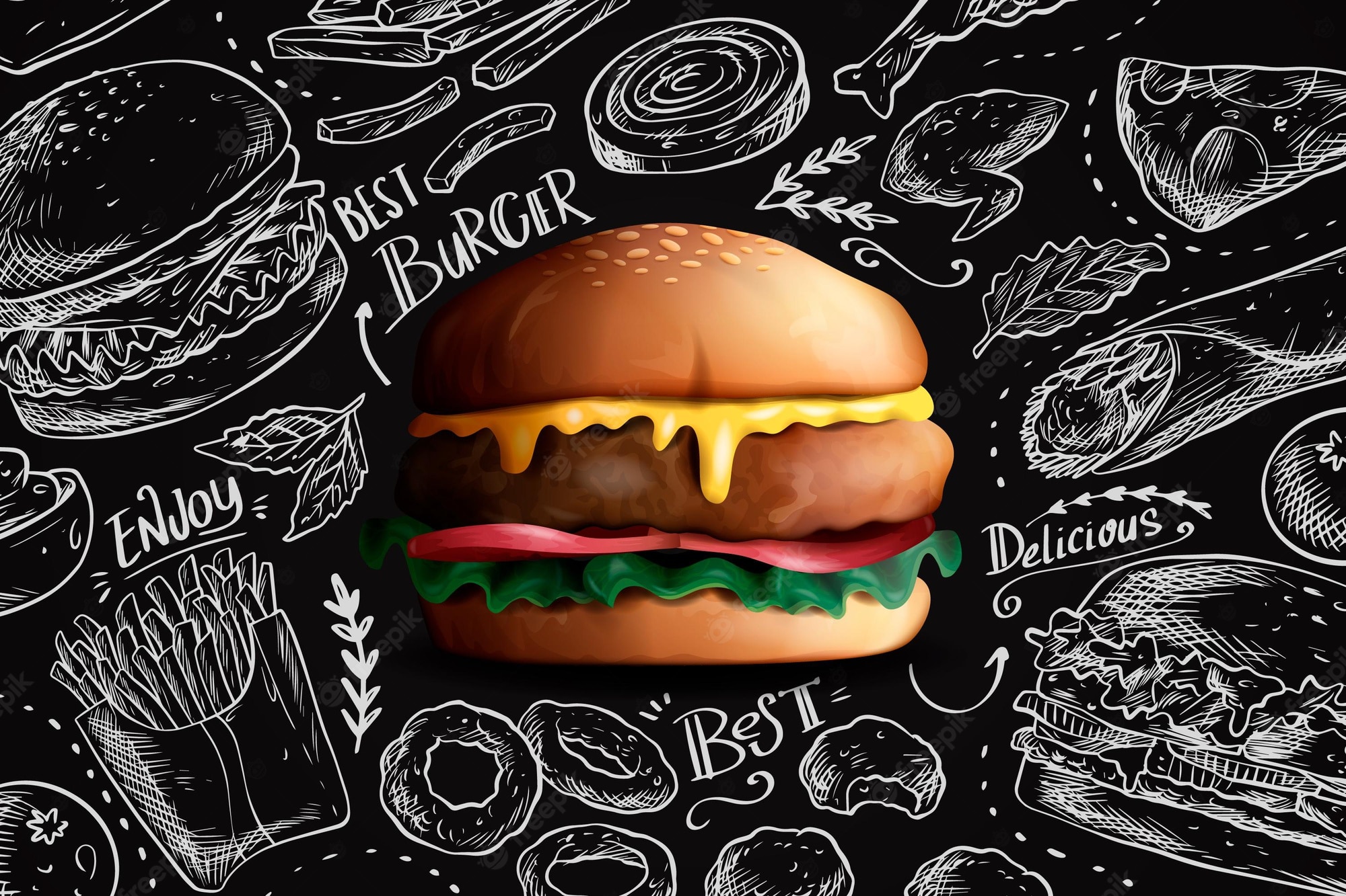 Hamburger Backgrounds