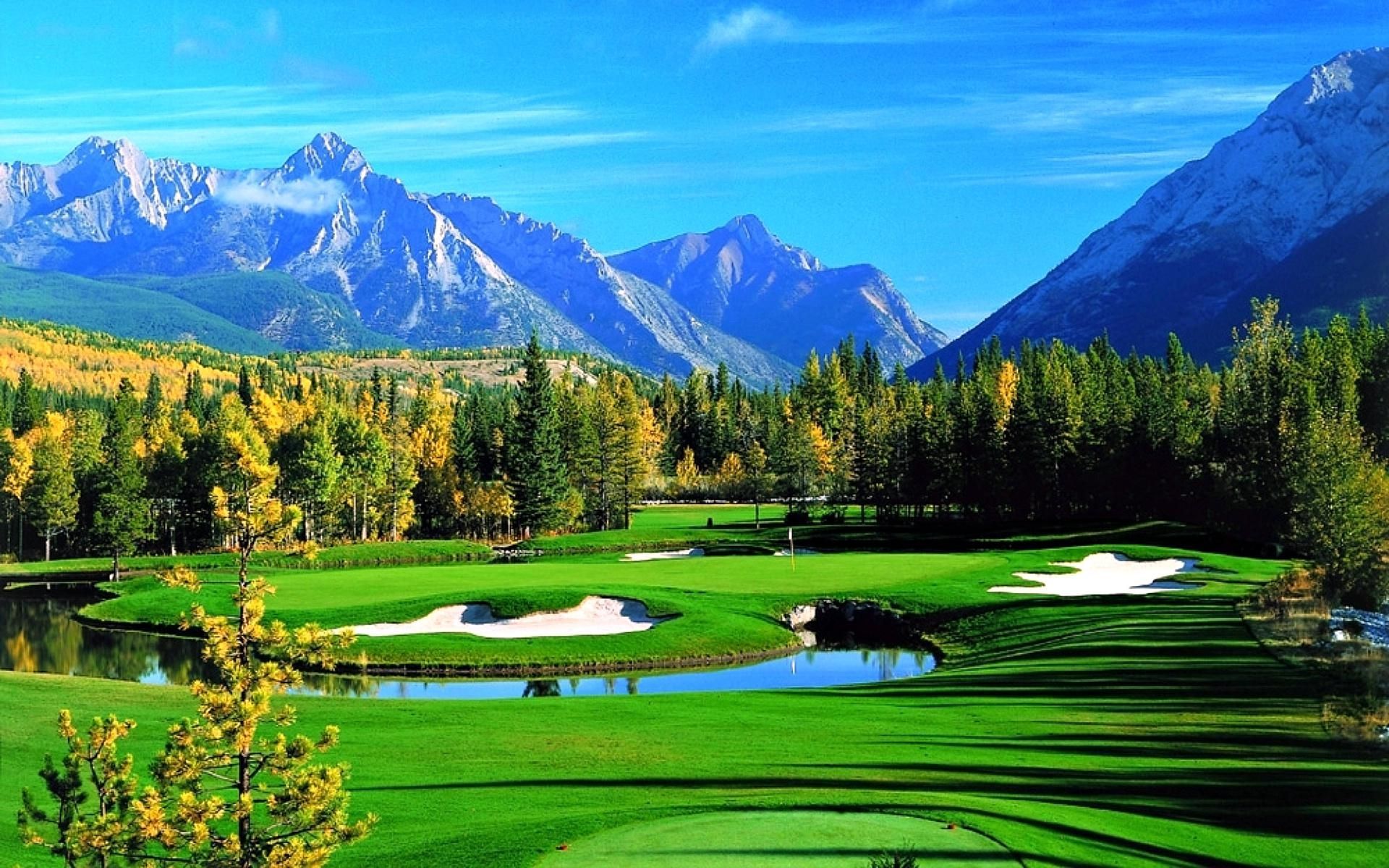 Hd Golf Course Background