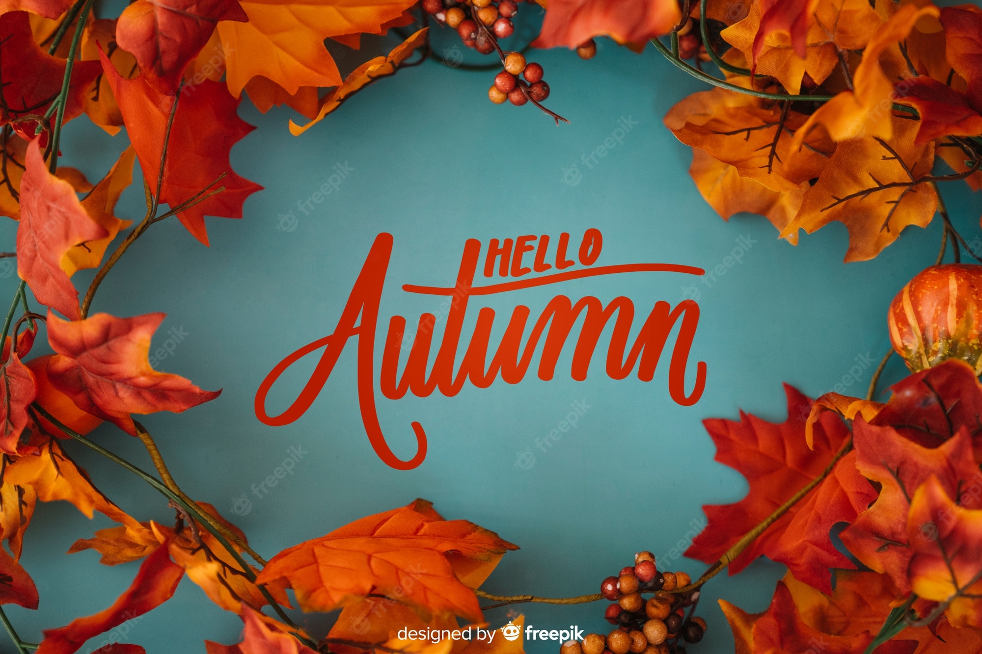 Hello Fall Background