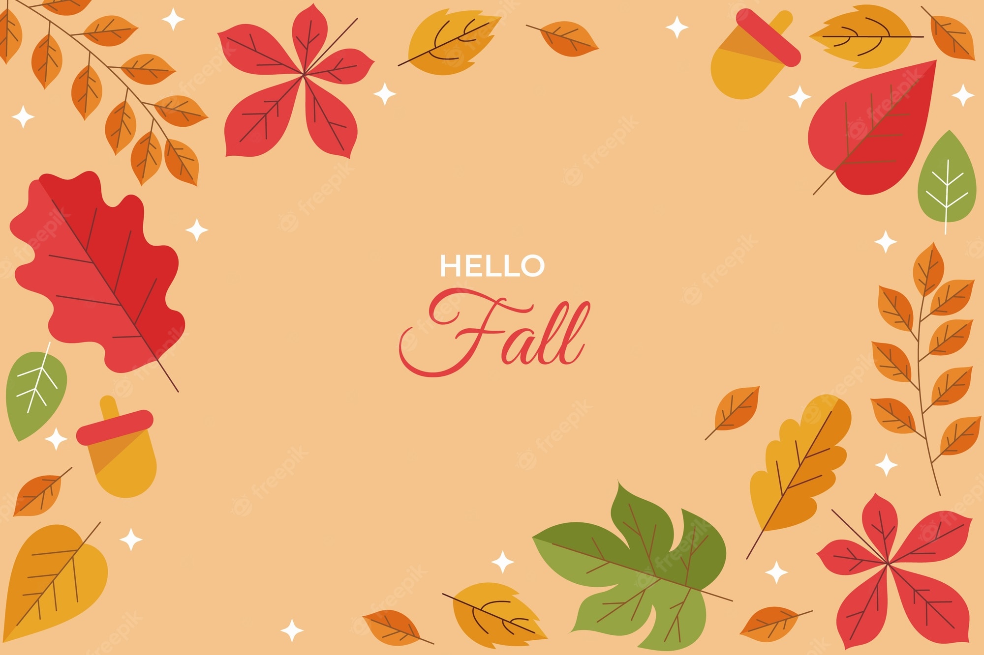 Hello Fall Background