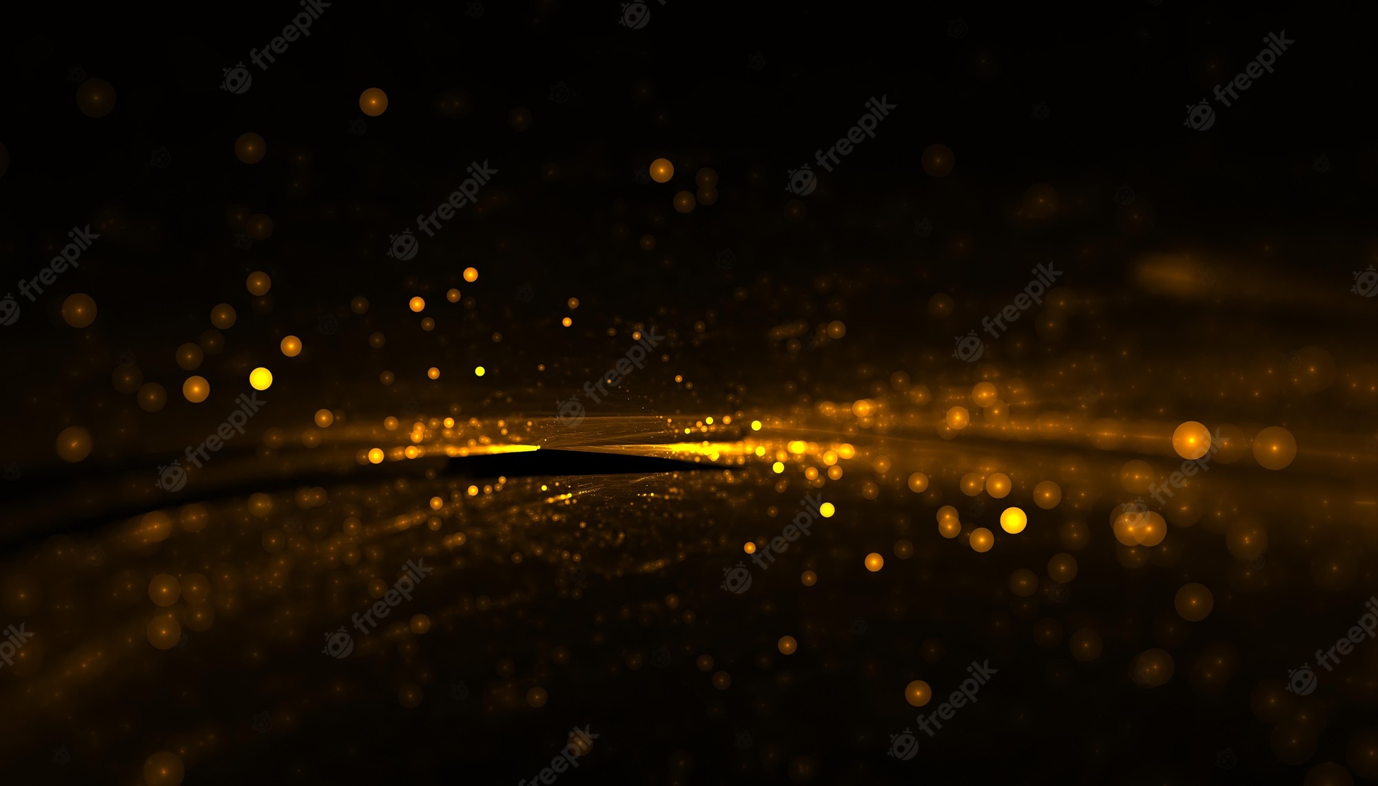 High Resolution Black And Gold Background