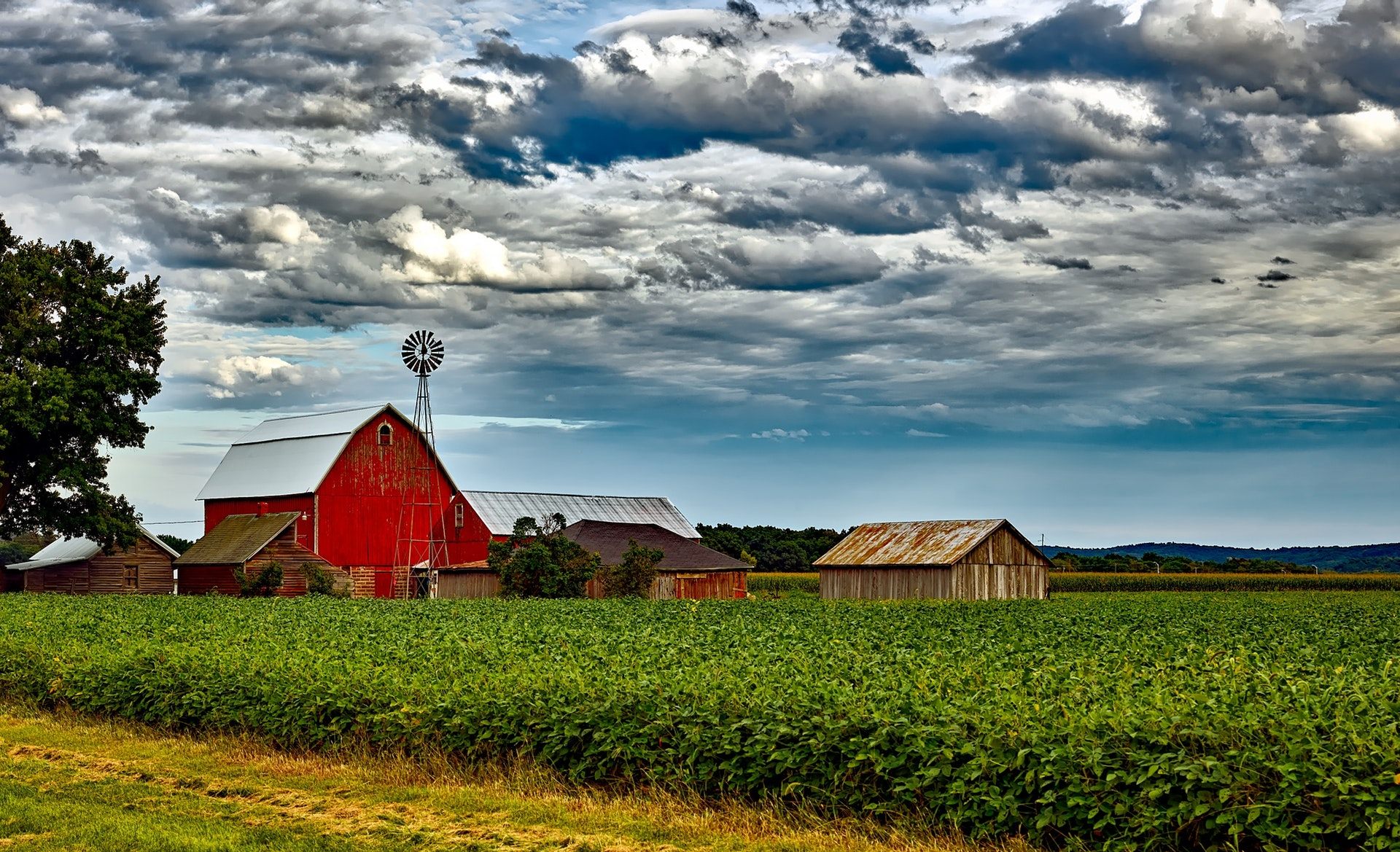 High Resolution Farm Background