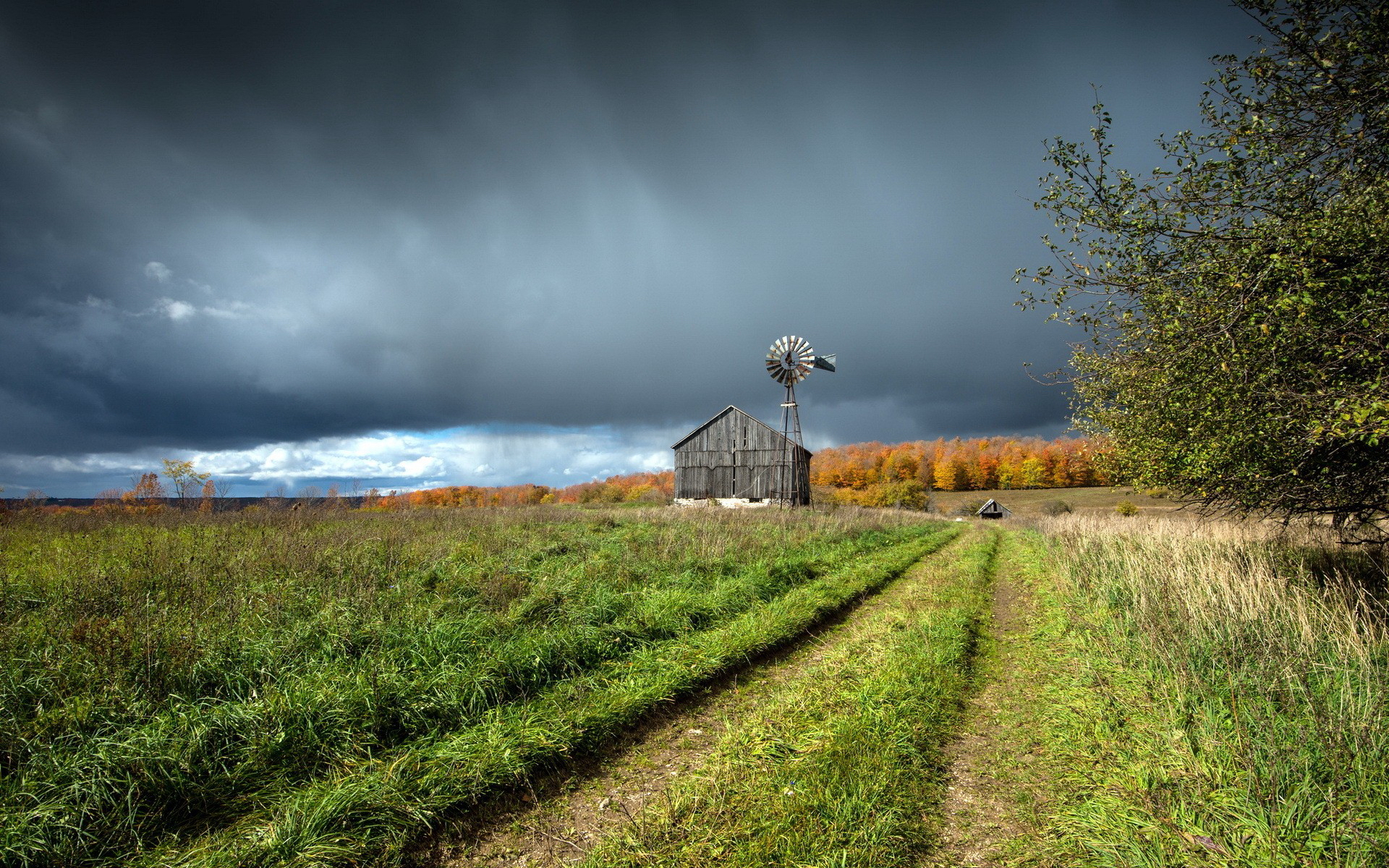 High Resolution Farm Background