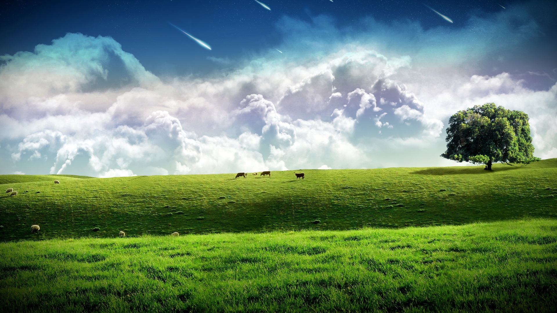 High Resolution Farm Background