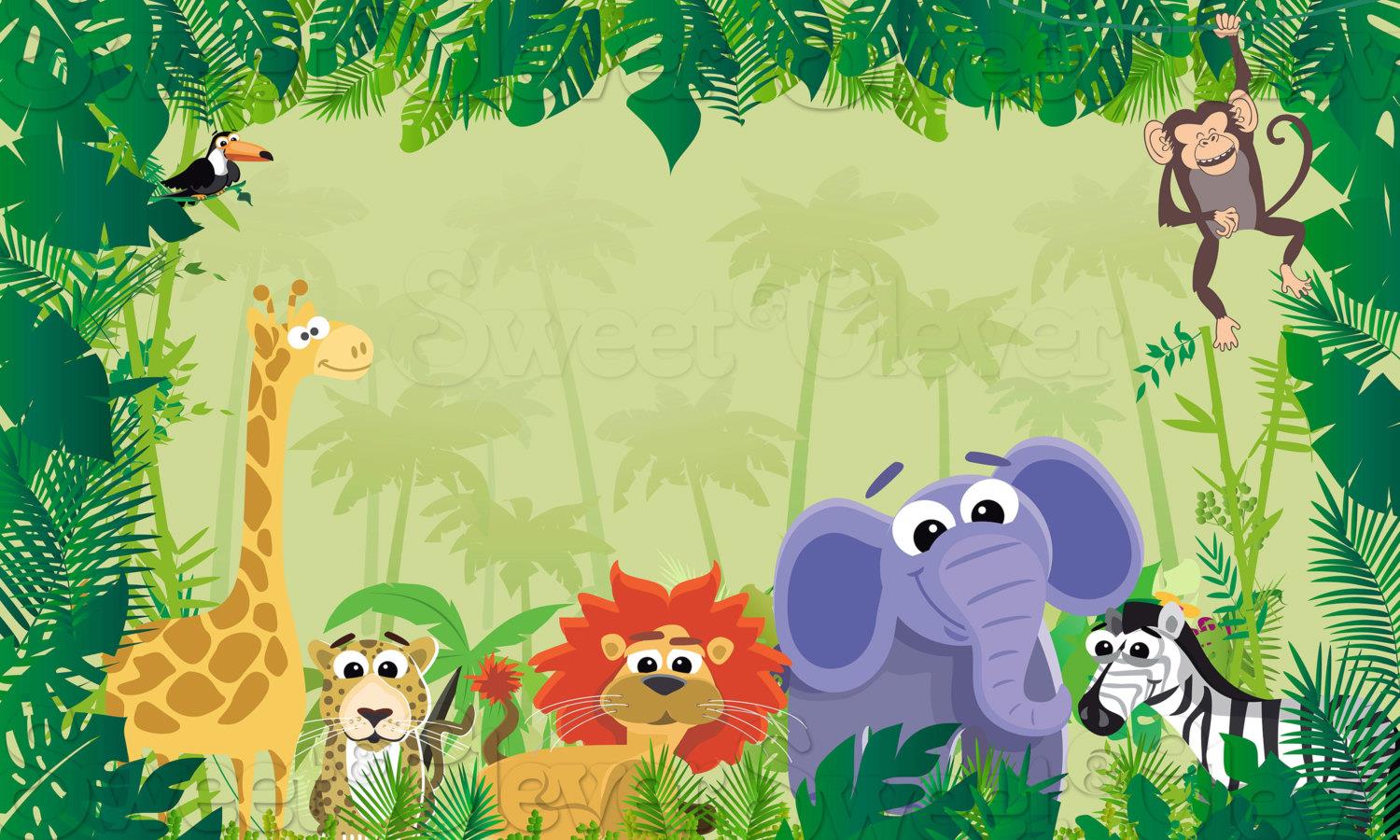 High Resolution Jungle Safari Background