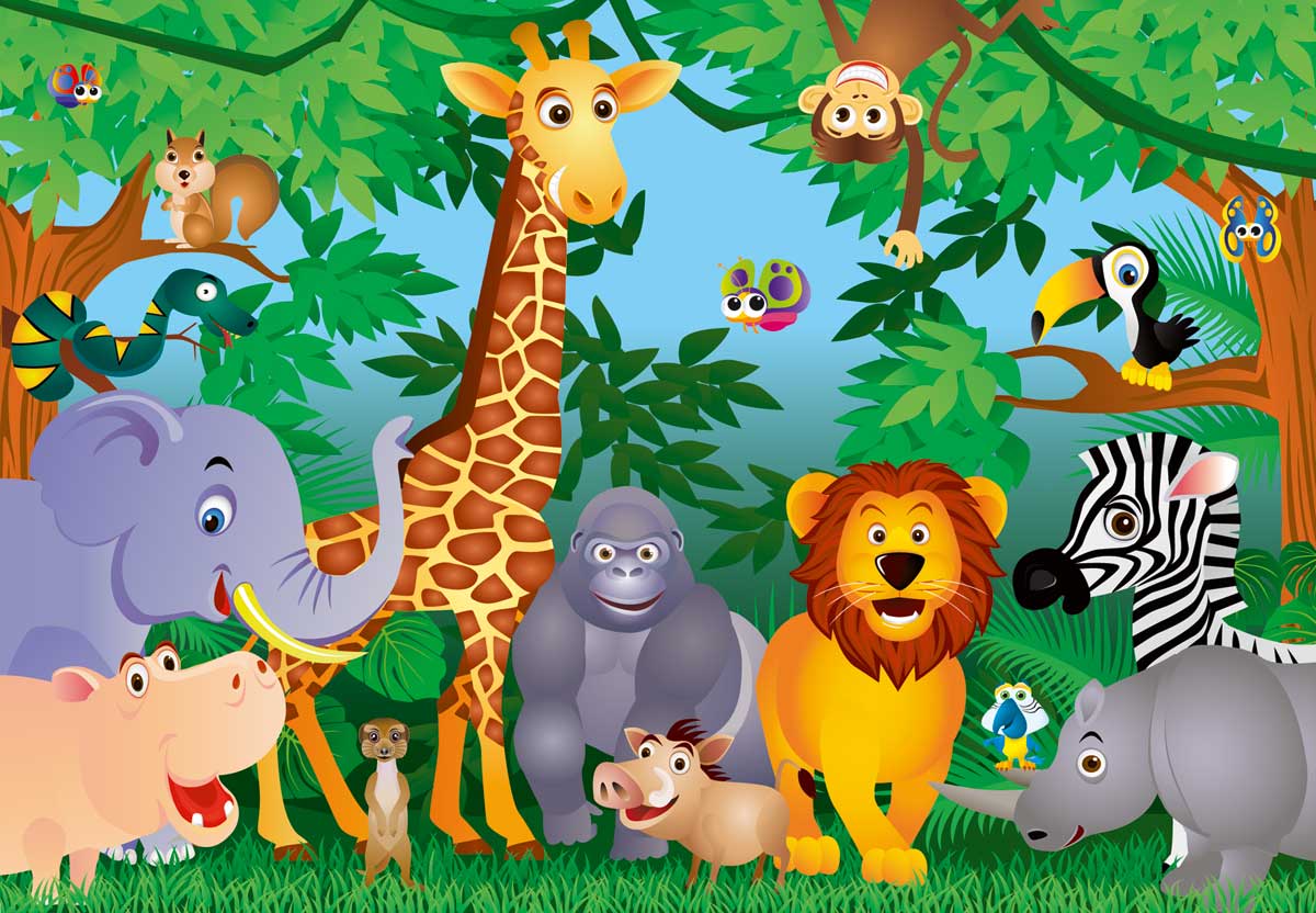 High Resolution Jungle Safari Background