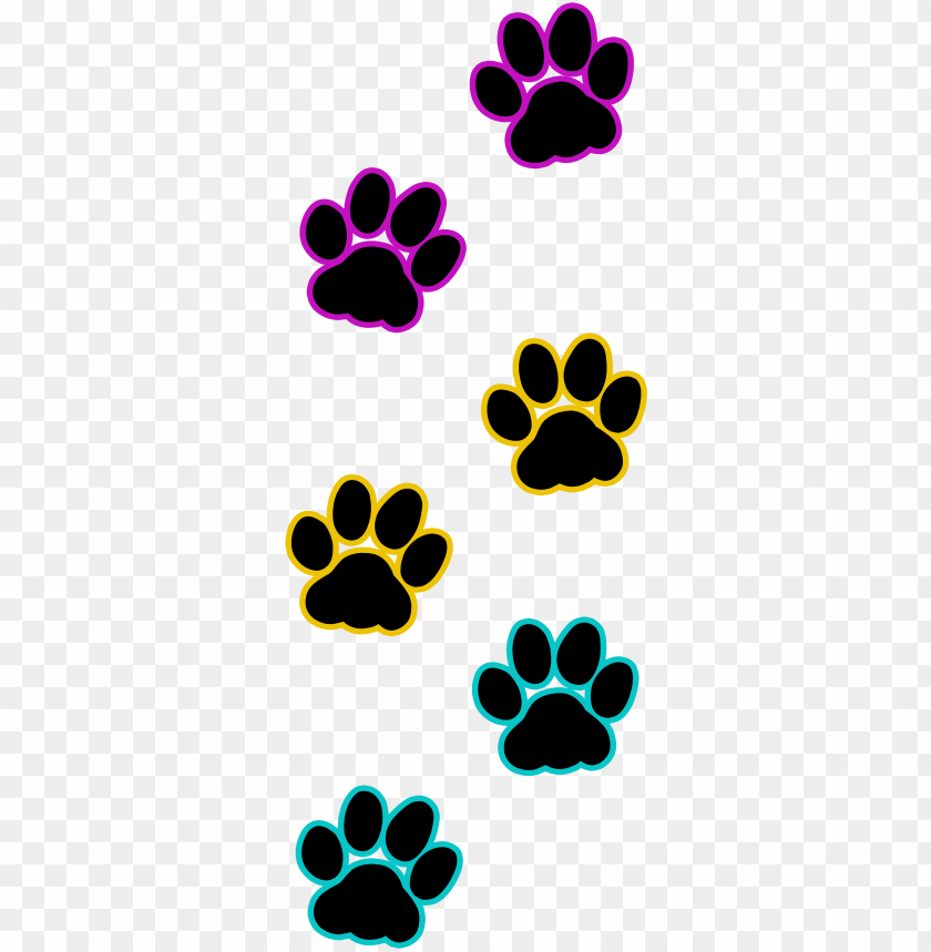 High Resolution Paw Print Background