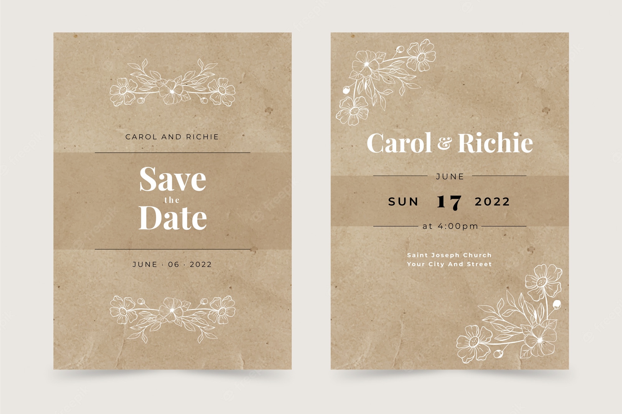 High Resolution Rustic Invitation Background