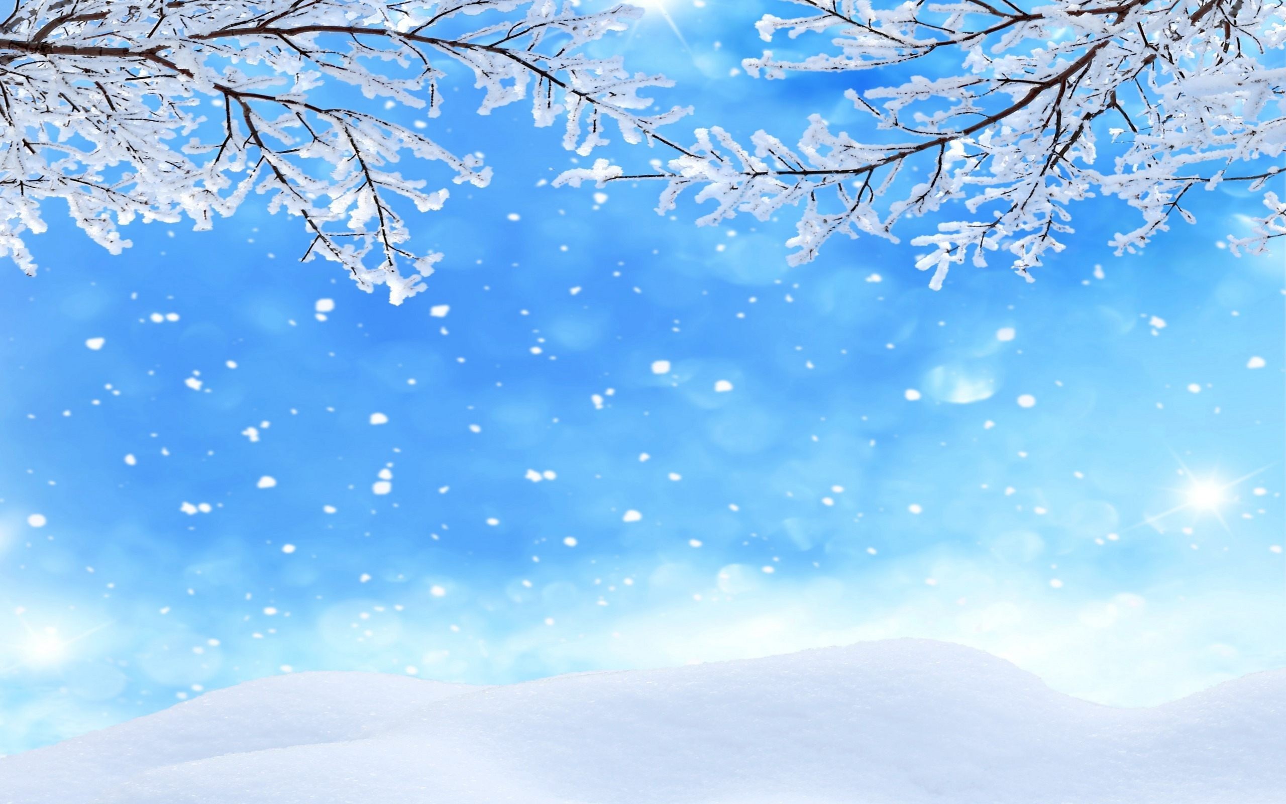 High Resolution Snow Background