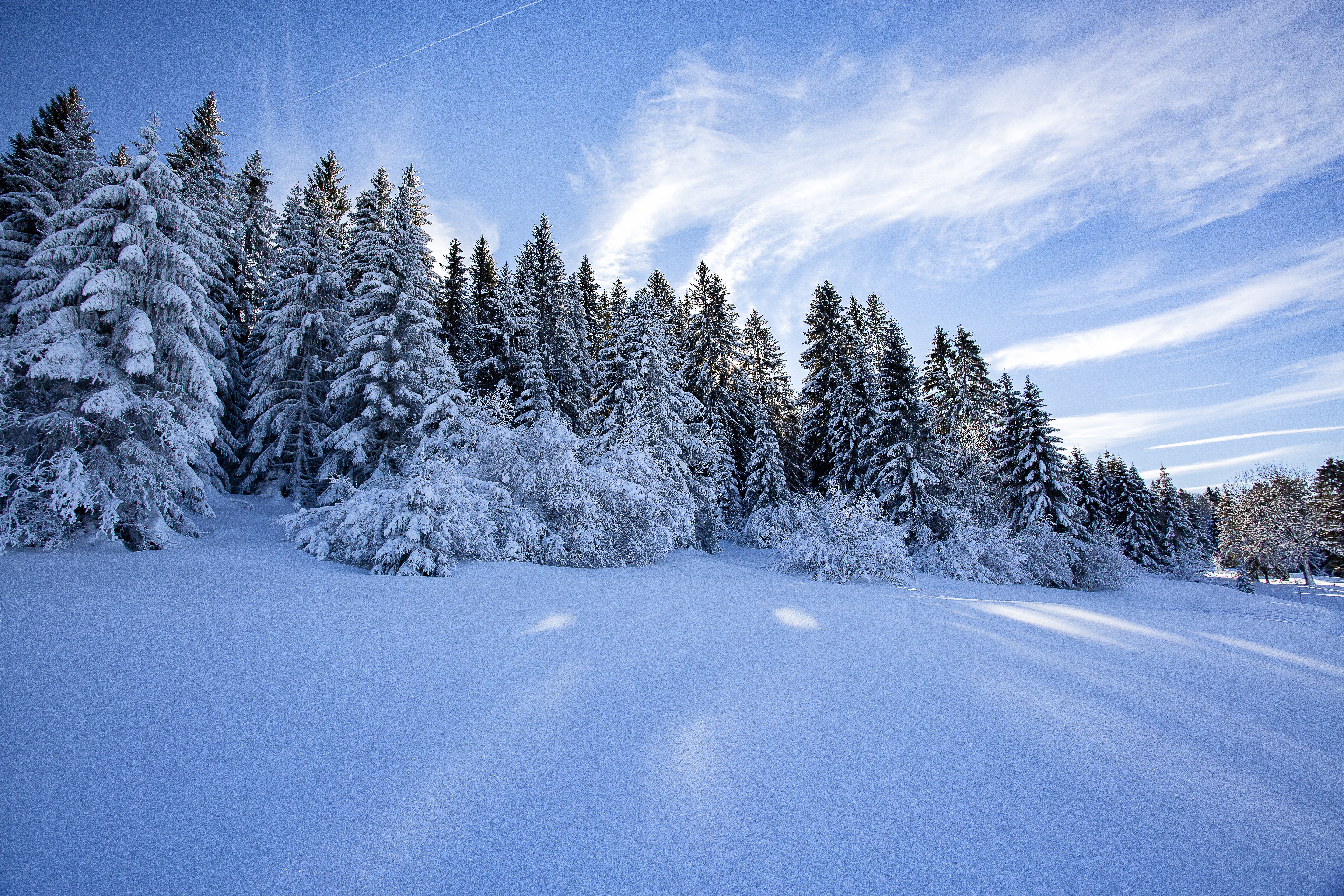 High Resolution Snow Background