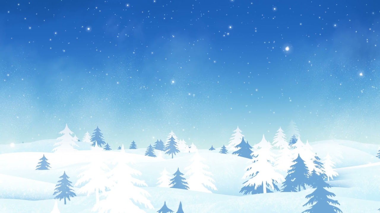 High Resolution Winter Wonderland Background