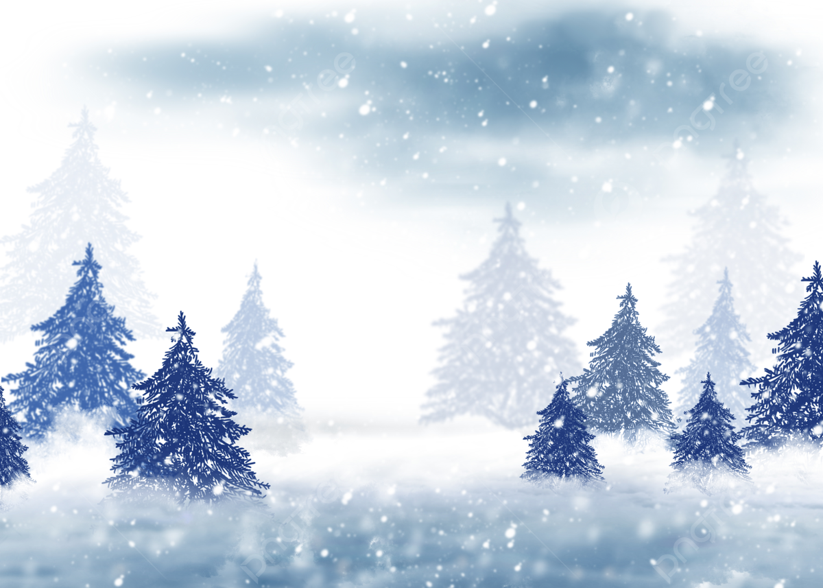 High Resolution Winter Wonderland Background