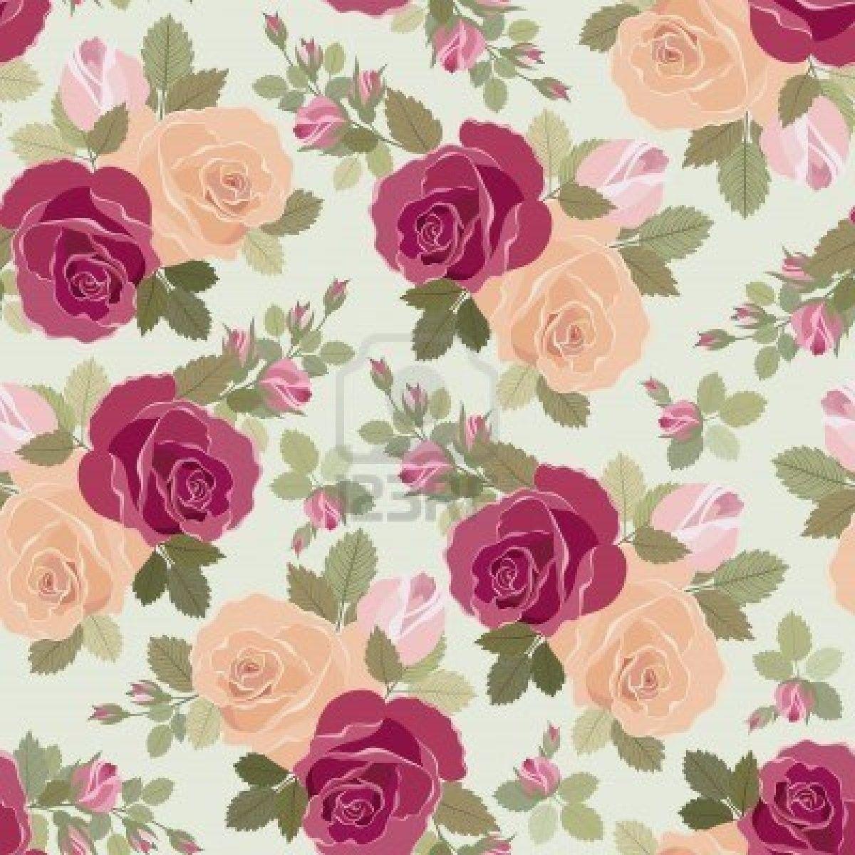 Hipster Floral Background