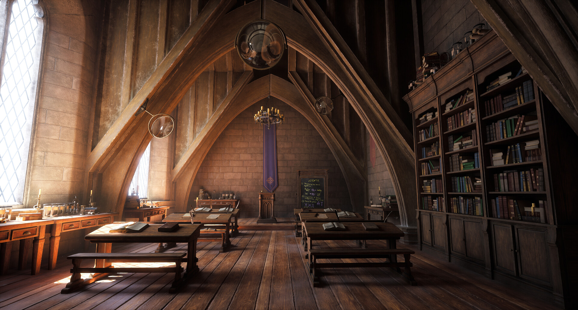 Hogwarts Classroom Background