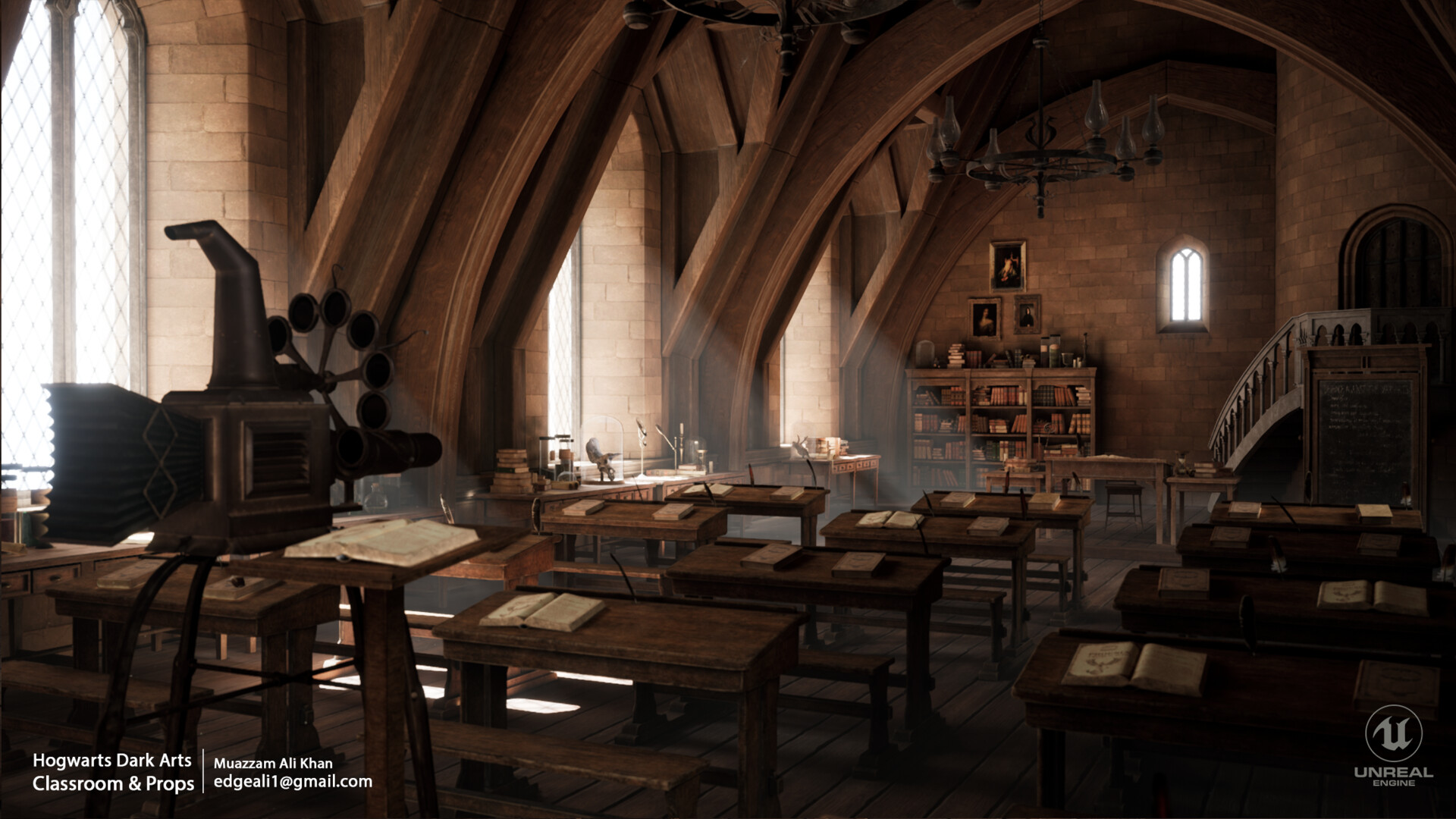 Hogwarts Classroom Background