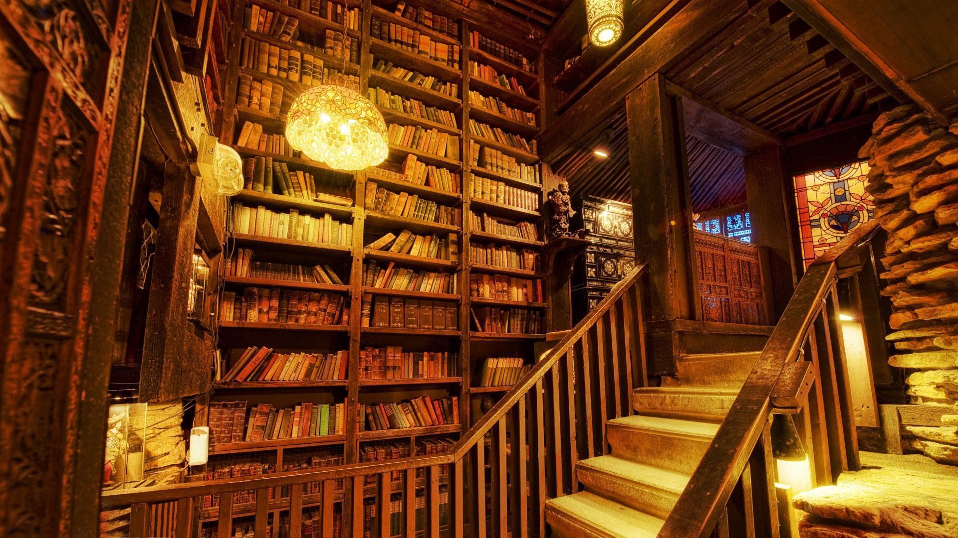 Hogwarts Library Background