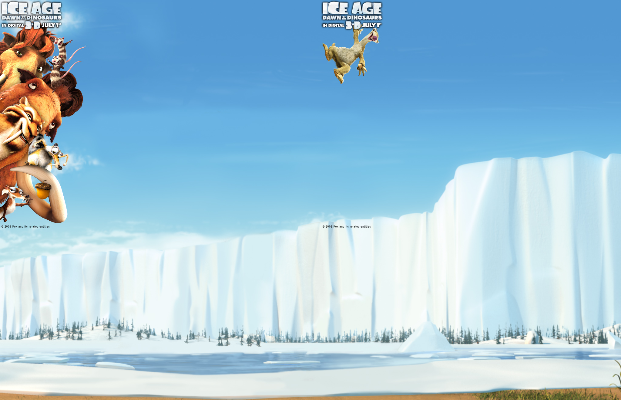 Ice Age Background