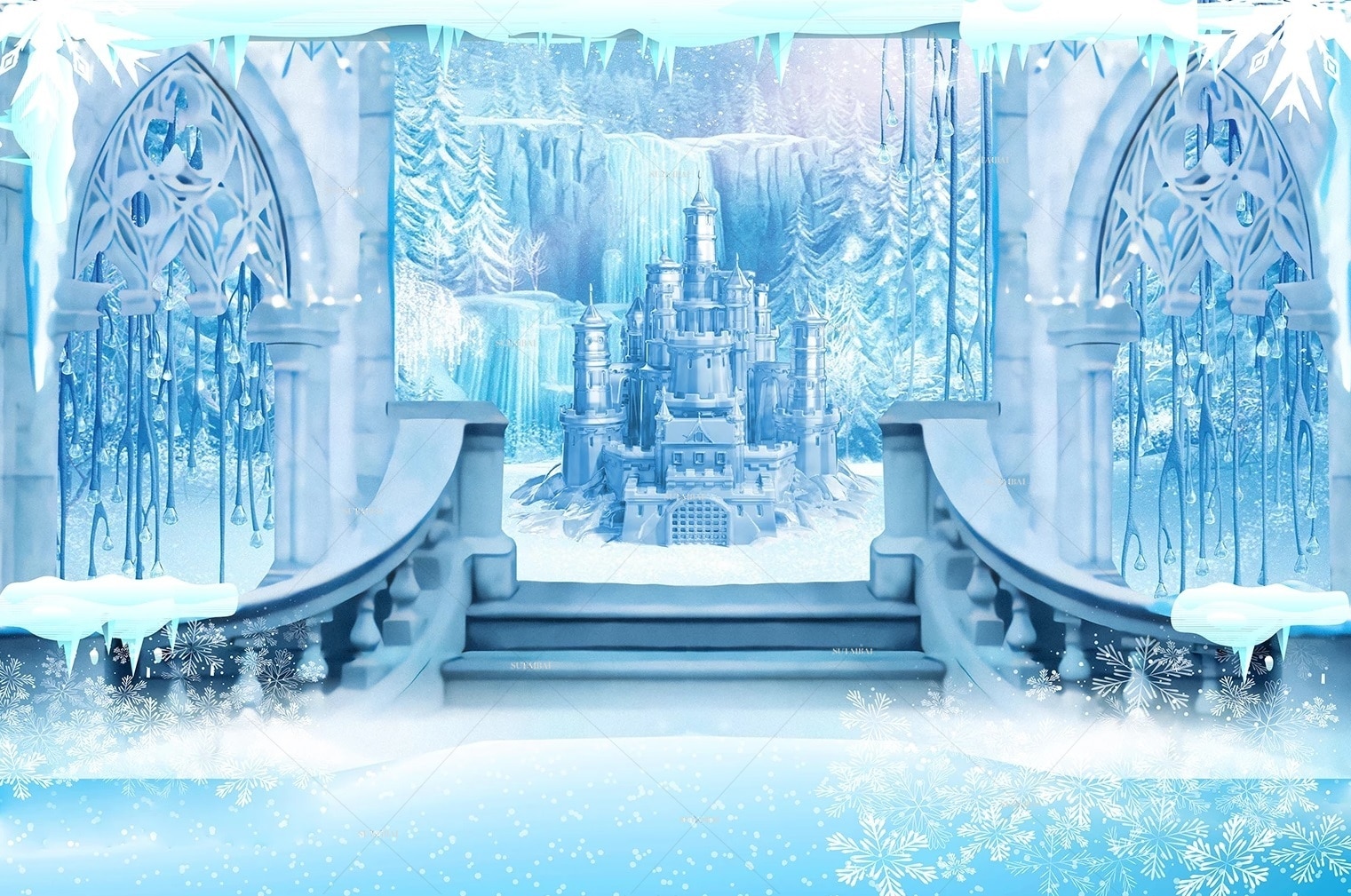 Ice Castle Background