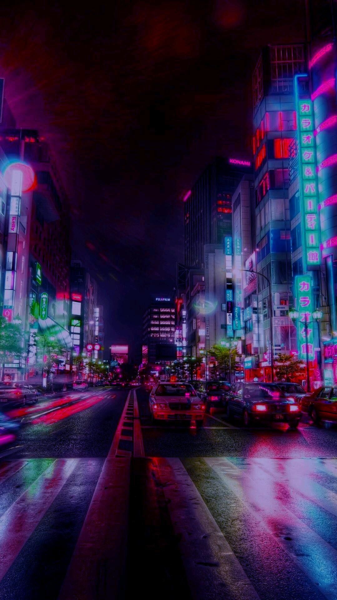 Japanese Vaporwave Background