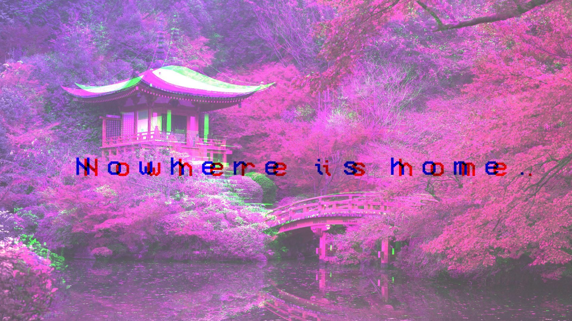 Japanese Vaporwave Background