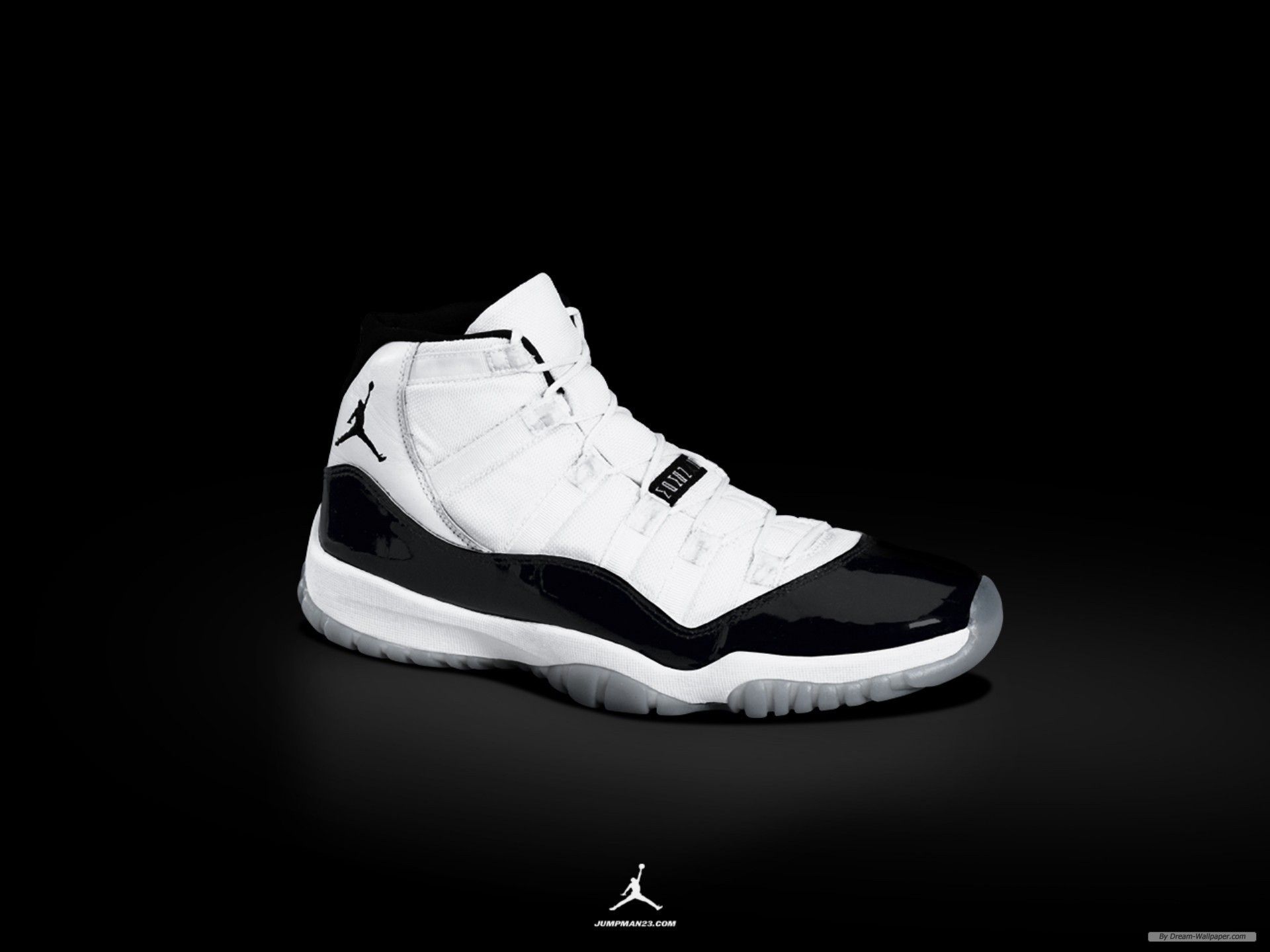 Jordans Black Background