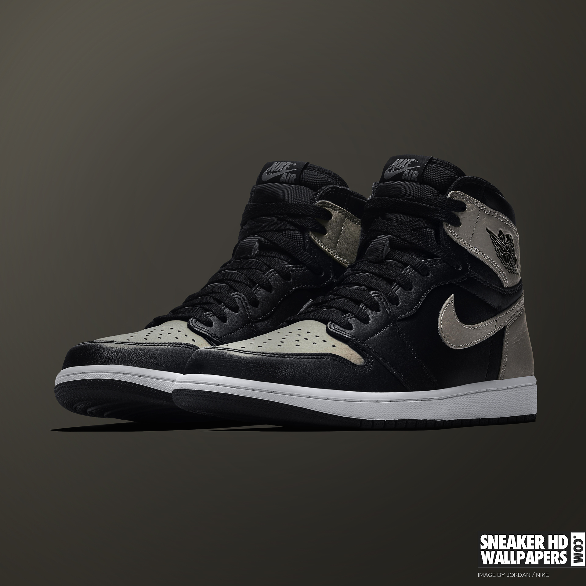 Jordans Black Background