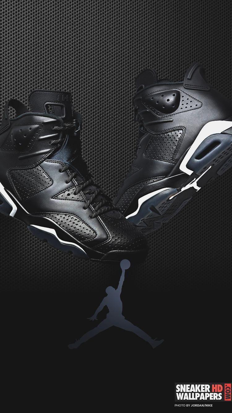 Jordans Black Background