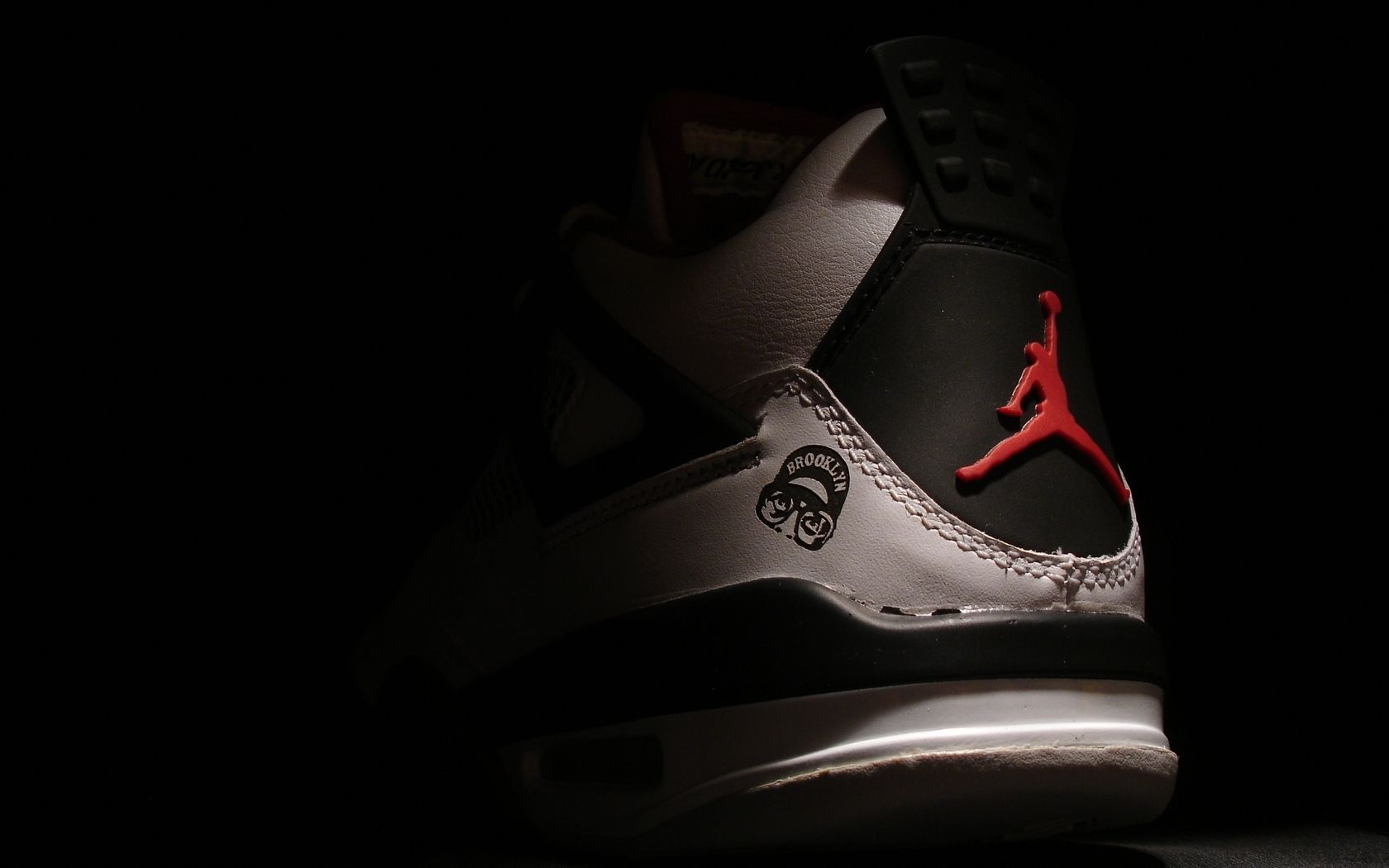 Jordans Black Background