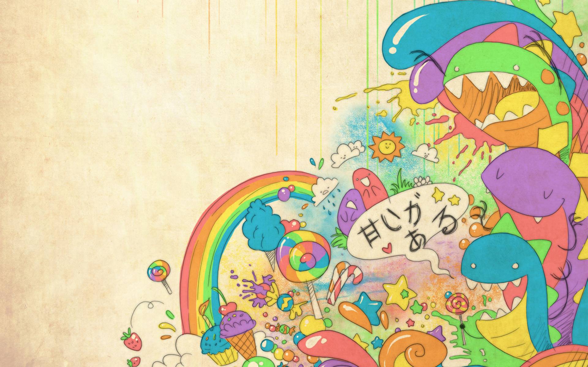 Kawaii Candy Background