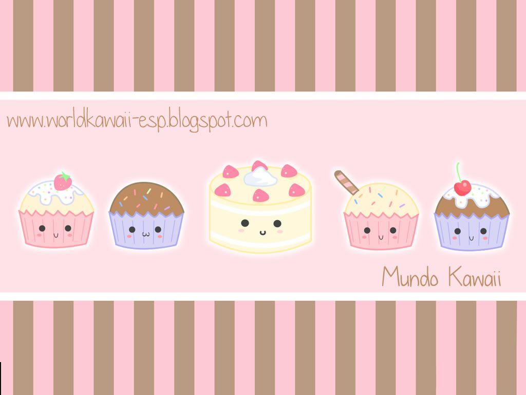 Kawaii Food Background