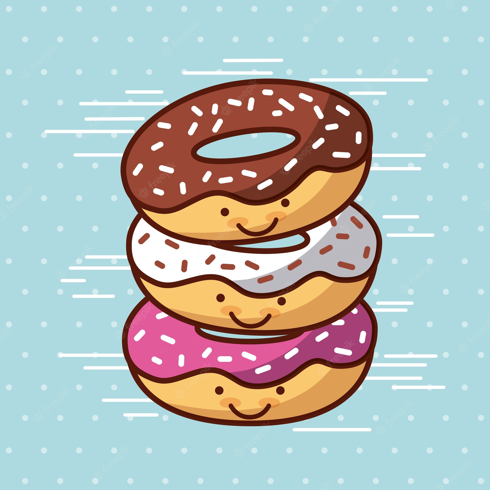 Kawaii Food Background