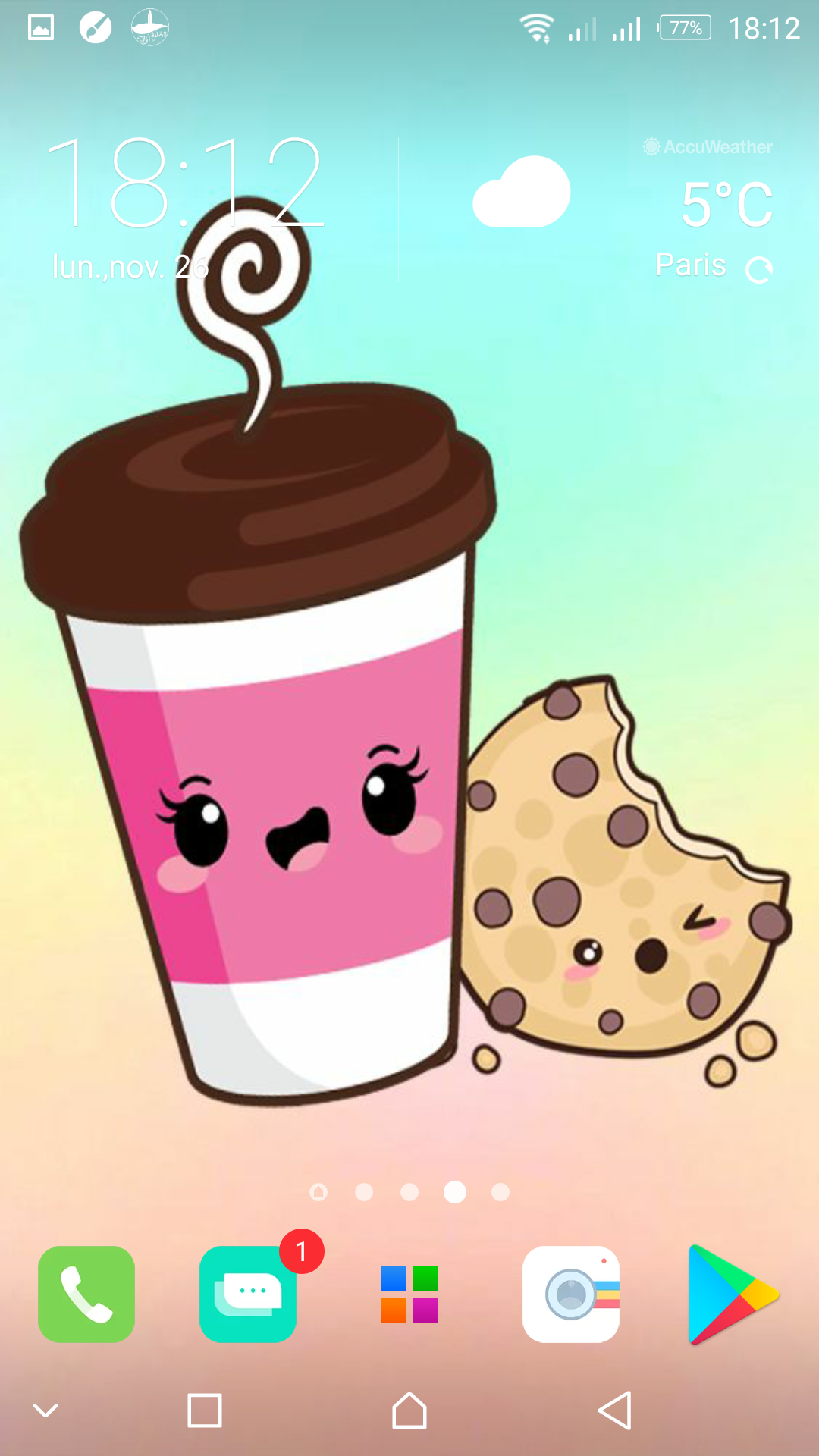 Kawaii Food Background