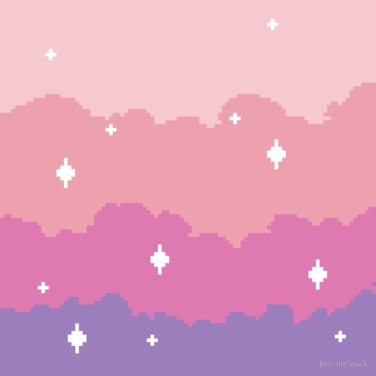 Kawaii Pixel Art Background