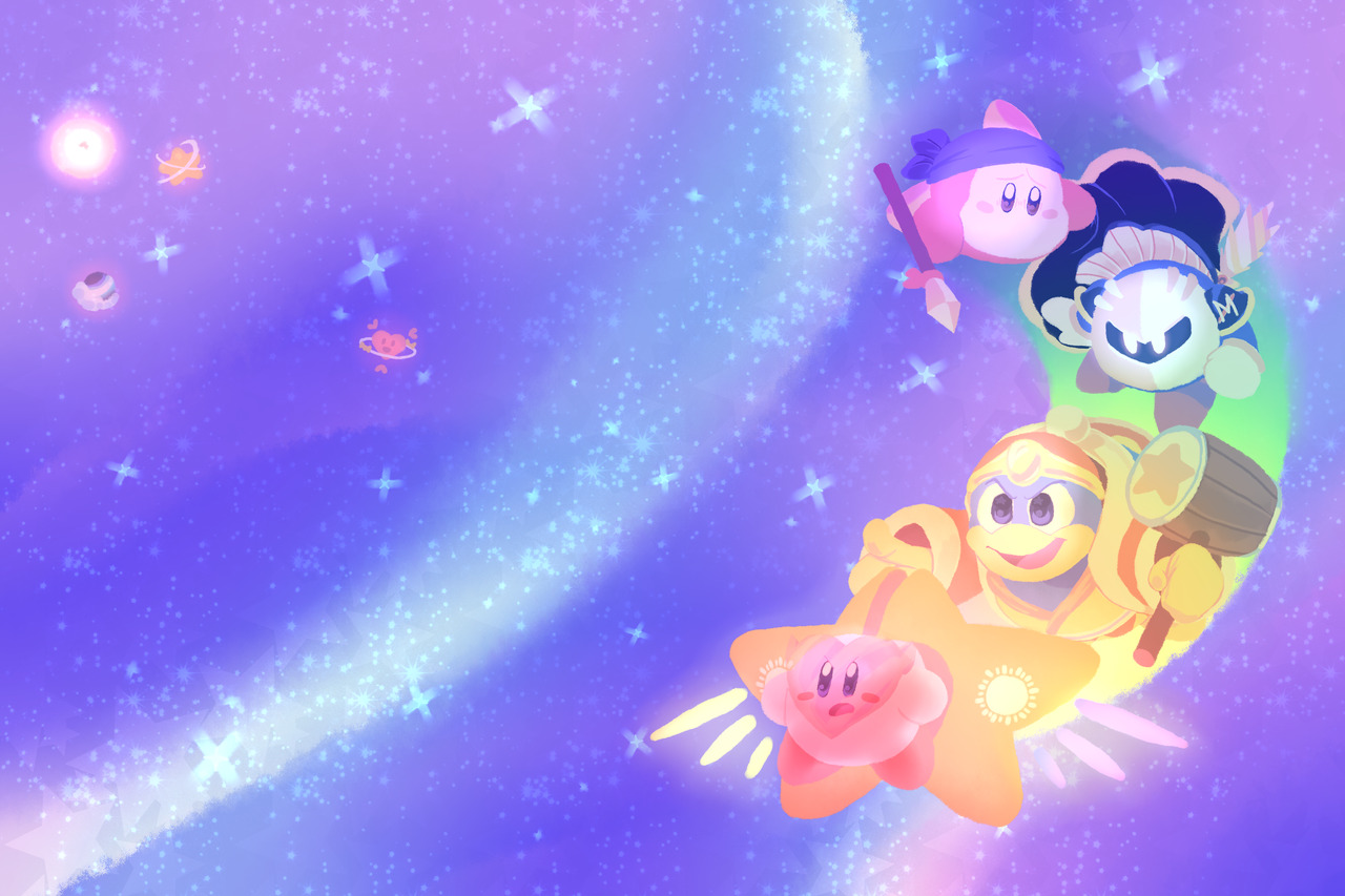 Kirby Star Allies Background