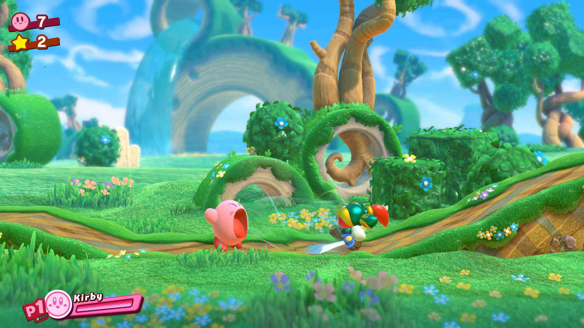 Kirby Star Allies Background