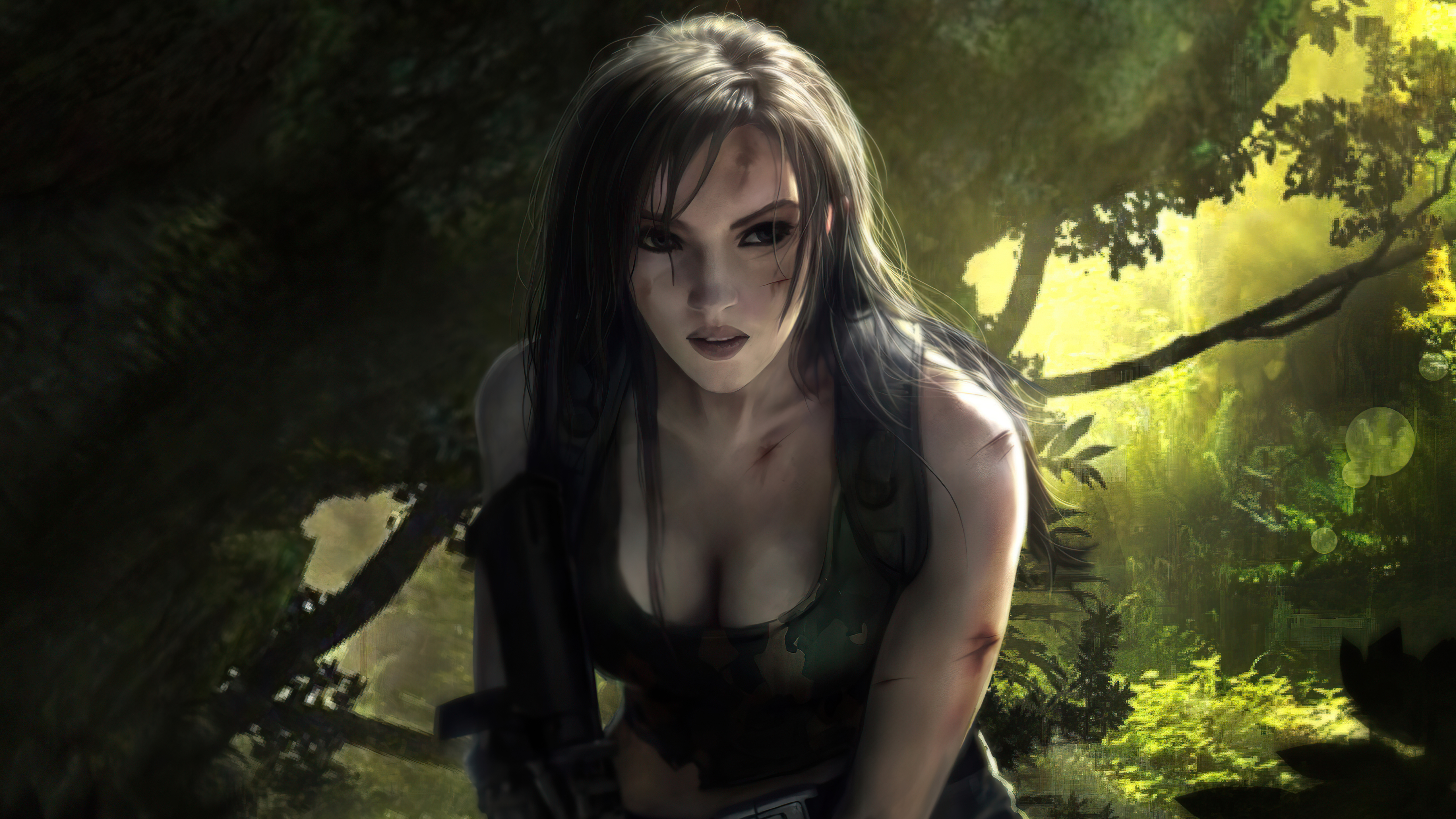 Lara Croft Background