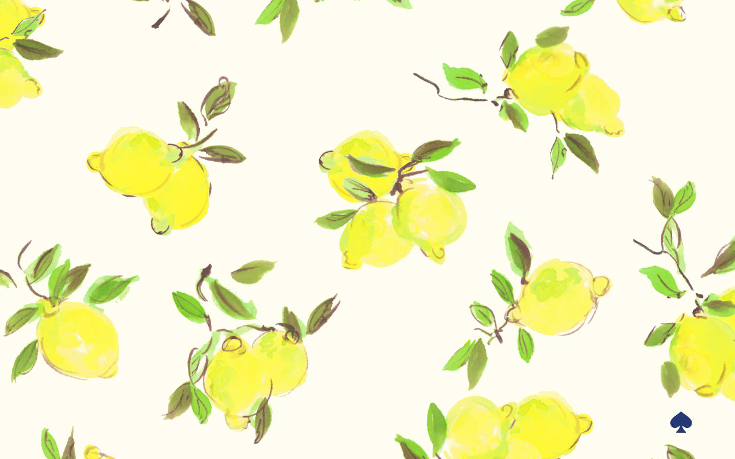 Lemon Watercolor Background